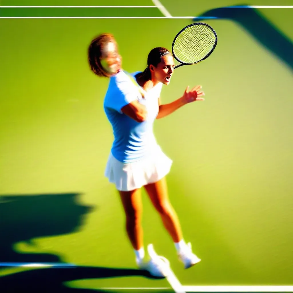 Decisive Tennis Action